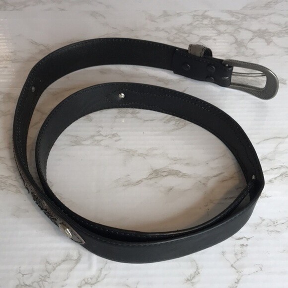 Western mens leather belt size large - Picture 11 of 11